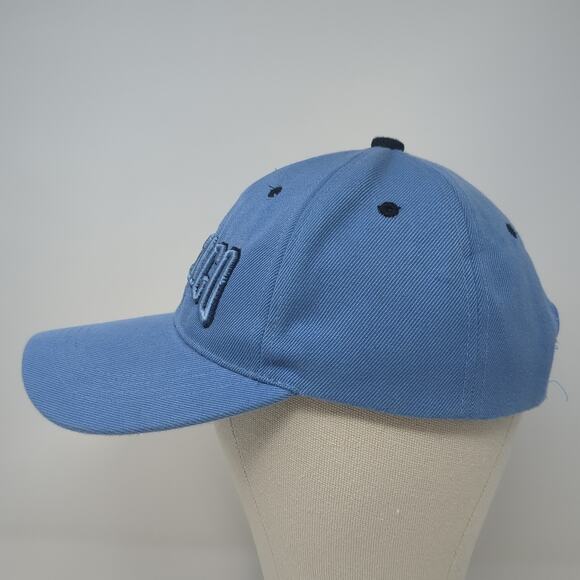 Chicago Strapback Baseball Cap Blue One Size Adjustable Embroidered Lightweight - Picture 3 of 9